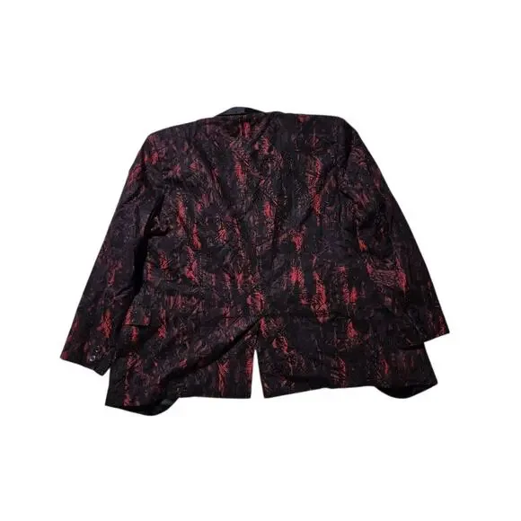 After Six Rudofker Vintage Red Tuxedo Blazer 40 Short